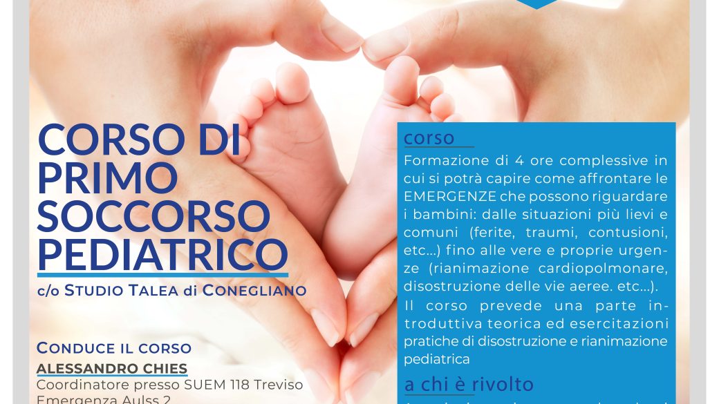 CORSO DI PRIMO SOCCORSO PEDIATRICO